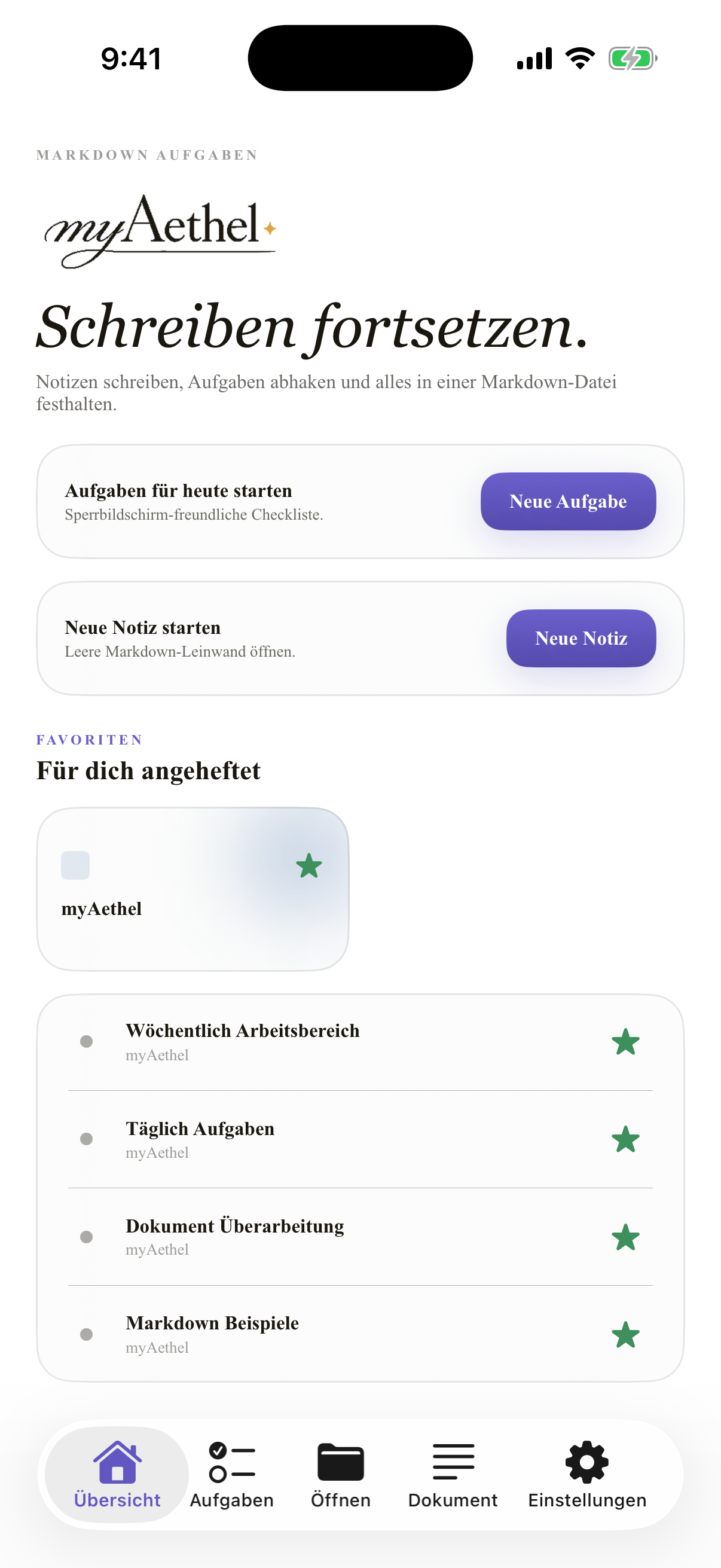 Deutsch iPhone home
