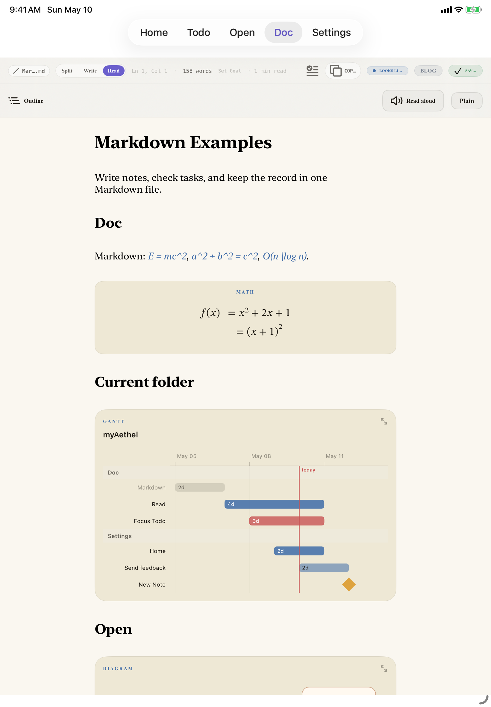 English (Australia) iPad editor