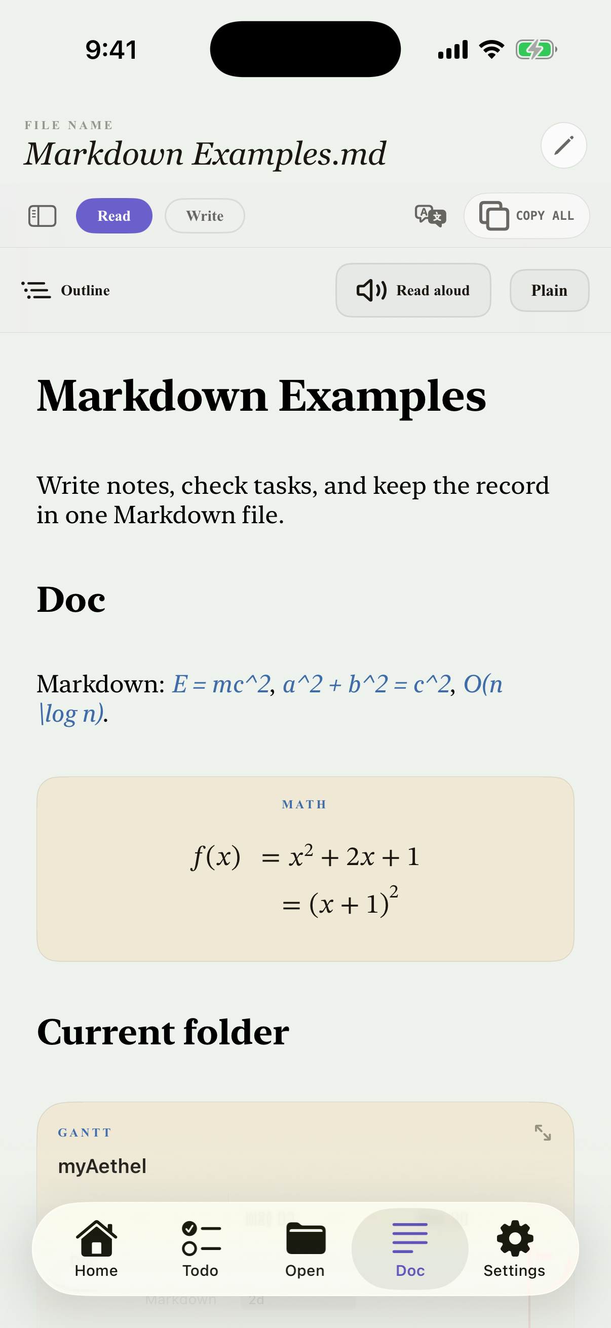 English iPhone editor