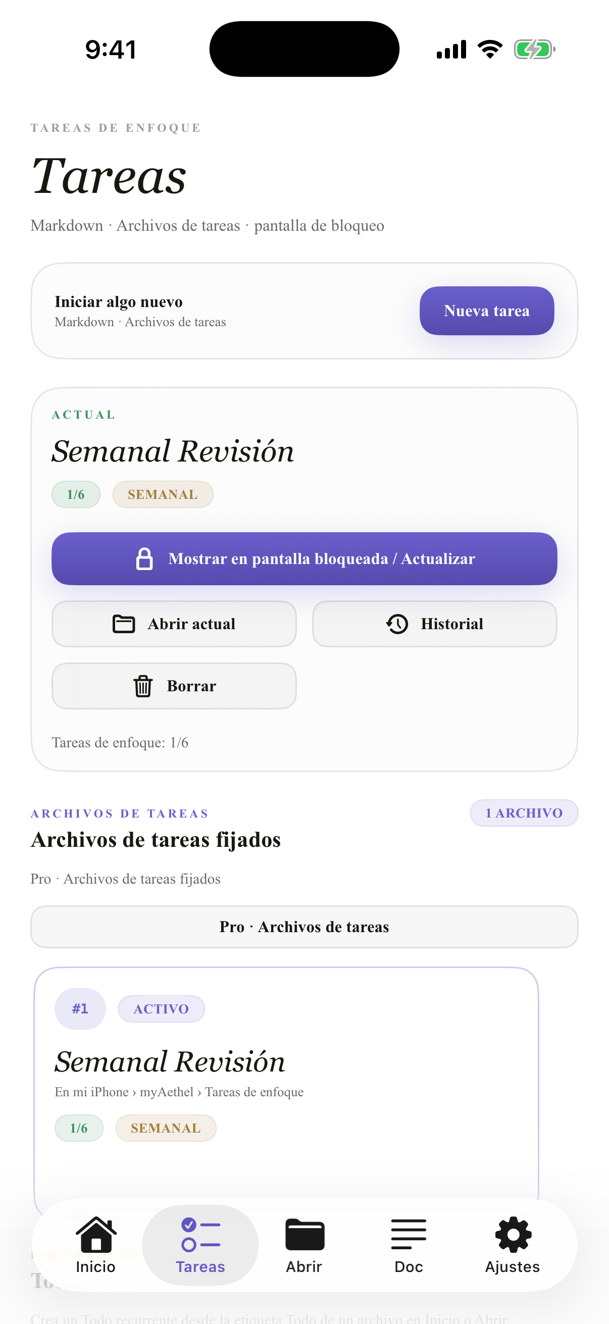 Español (España) iPhone todo