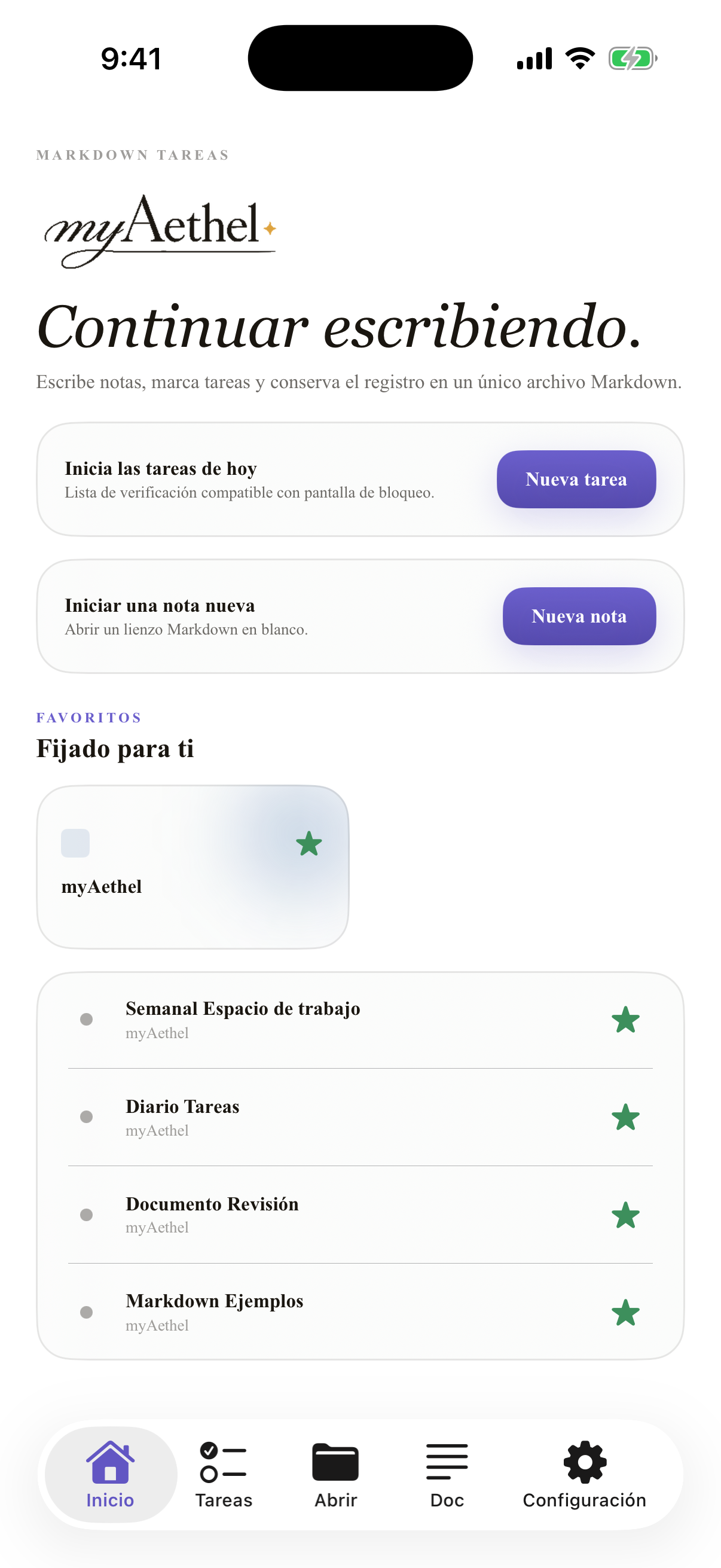 Español (México) iPhone home