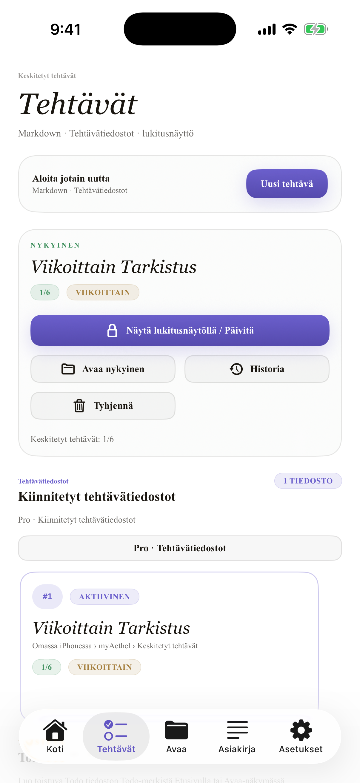 Suomi iPhone todo