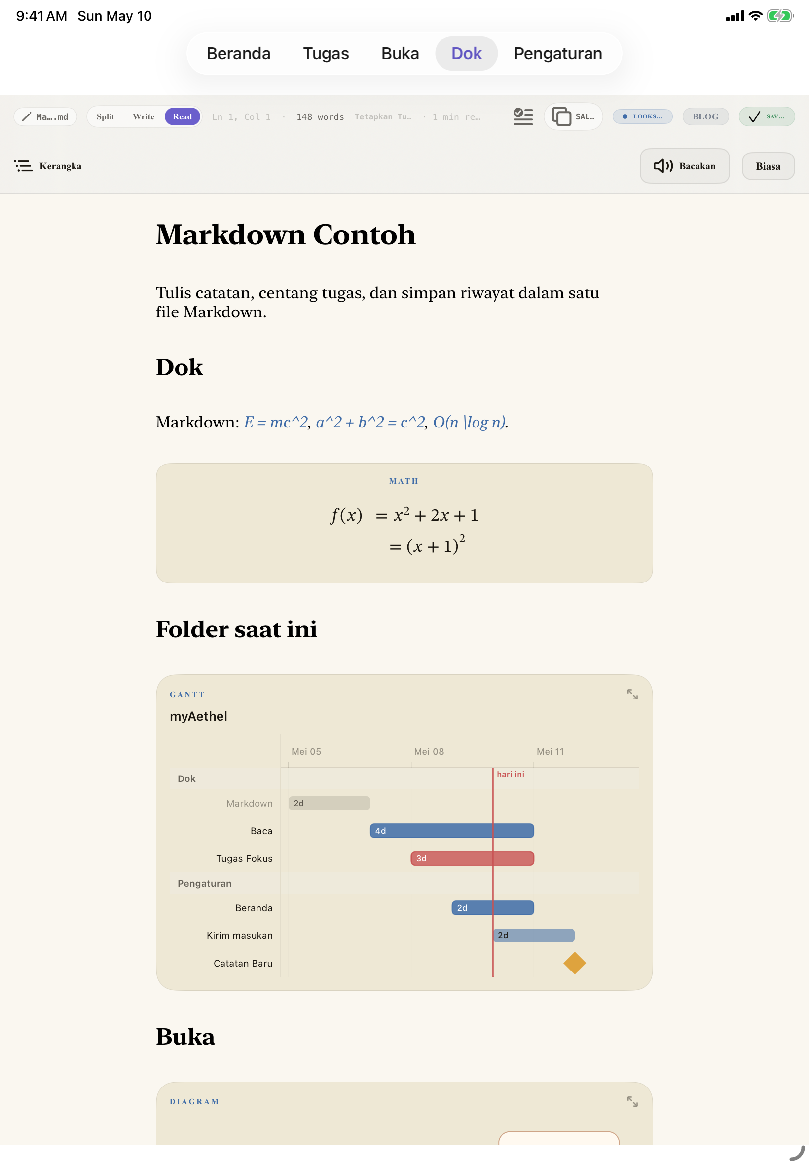 Indonesia iPad editor