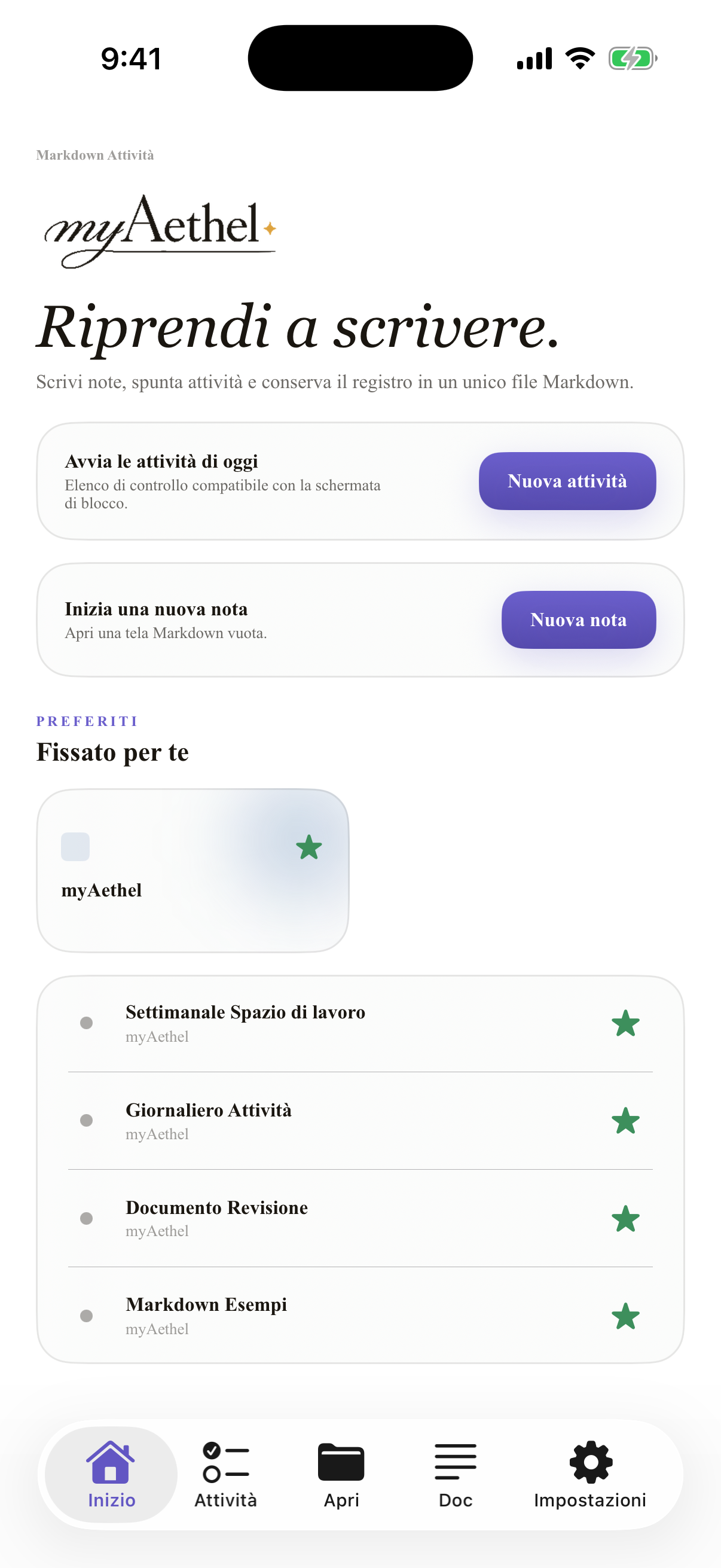 Italiano iPhone home