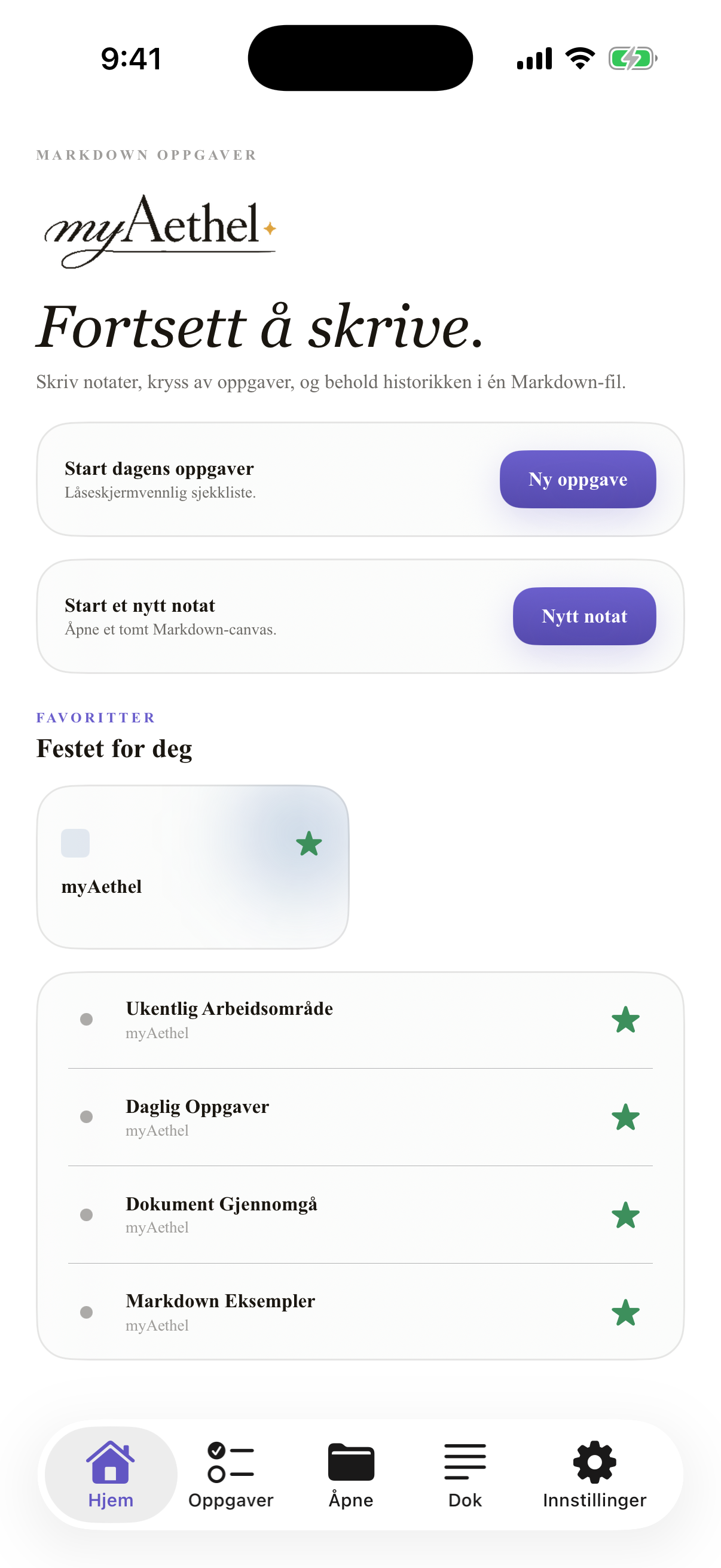 Norsk bokmål iPhone home
