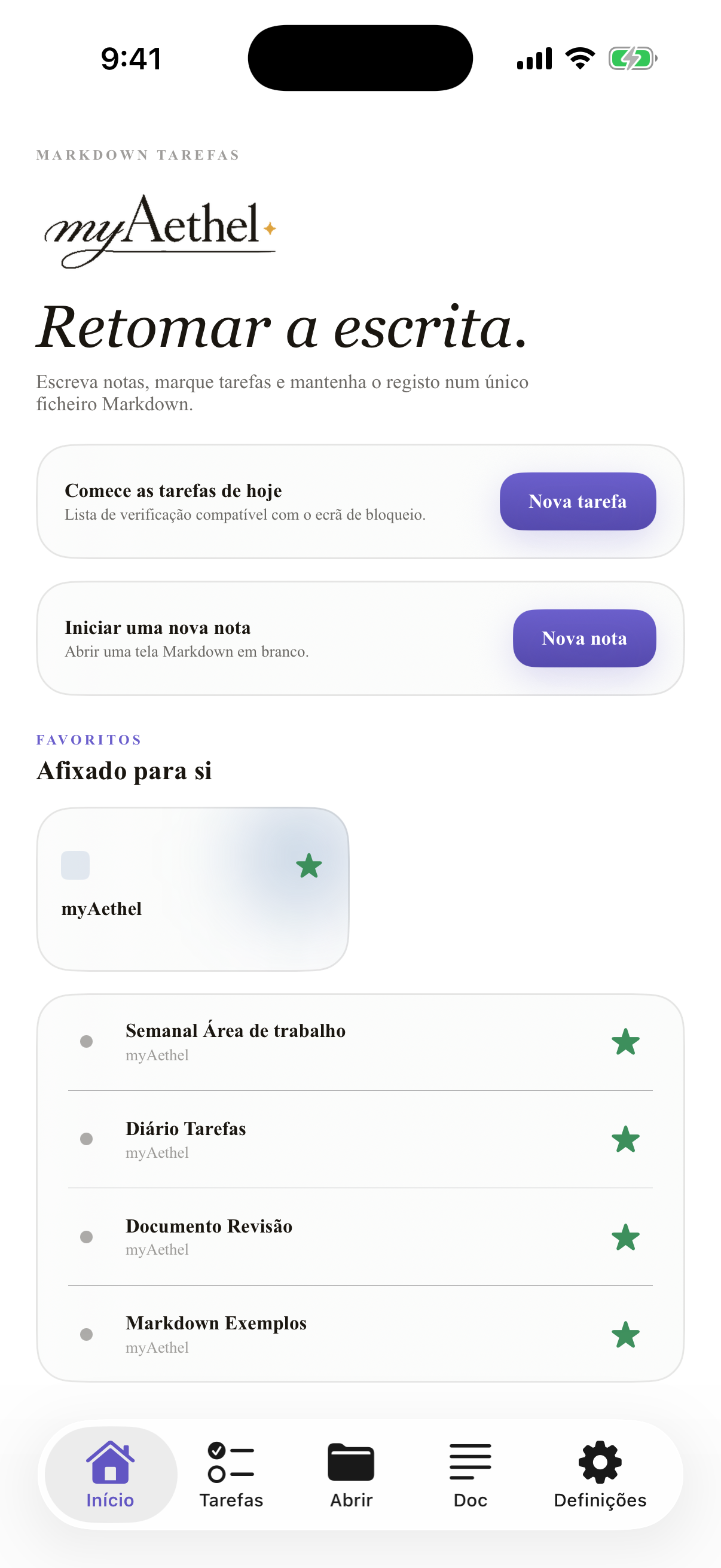 Português (Portugal) iPhone home