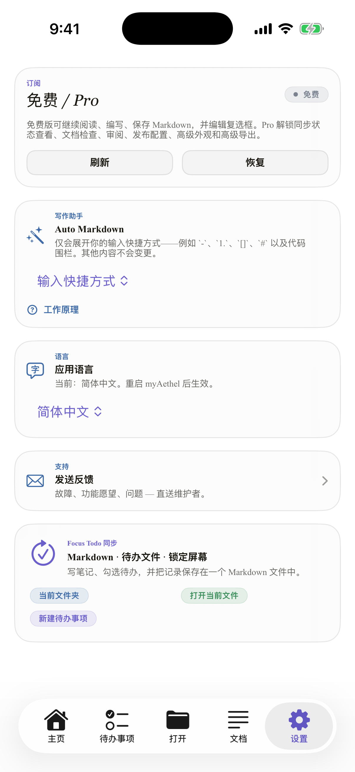 简体中文 iPhone settings