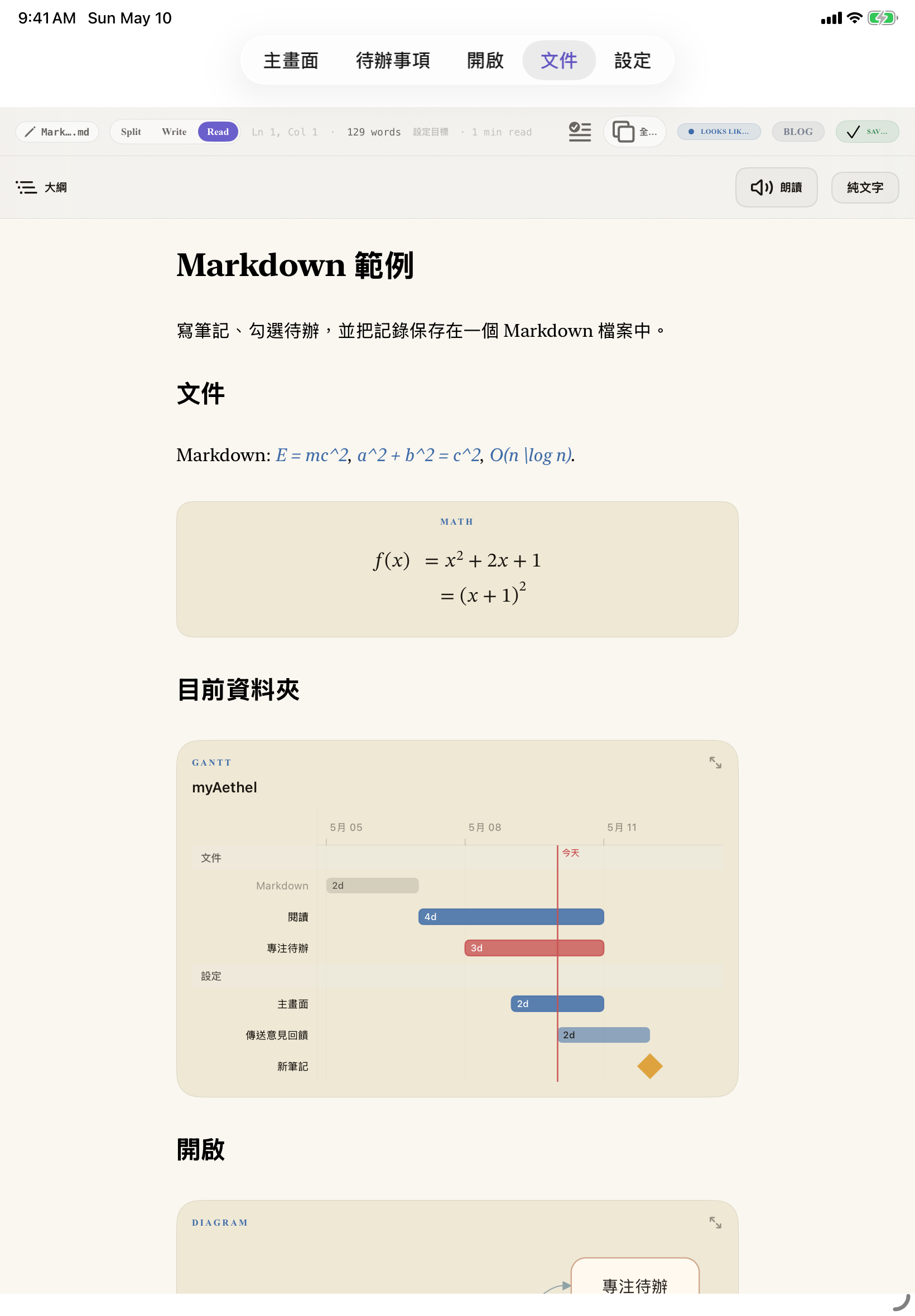 繁體中文 iPad editor
